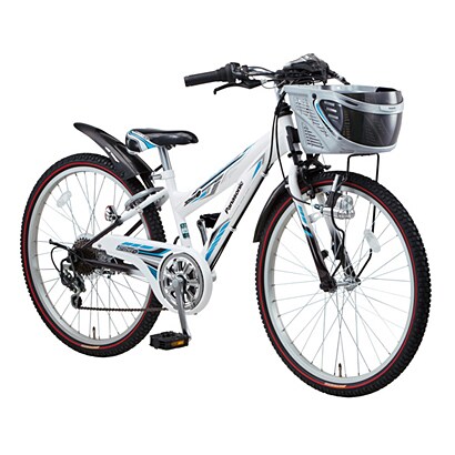 子ども用自転車 ザイオン 22型 外装6段変速 ホワイト B-ZB26BF