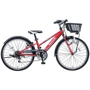 子ども用自転車 ライトクロス 24型 外装6段変速 CRレッド B-LX46BR