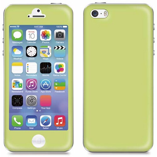 SPD-I5-0038 [SPDeCO iPhone5/5s イエローグリーン]