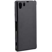 BSMPXZ1LFBK [Xperia Z1専用 レザーフラップハードケース 液晶保護フィルム付 ブラック]