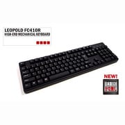 キーボード 日本語JIS配列(かな無)・108キー 黒モデル フルサイズキーボード レーザー印刷 FC410RR/JB