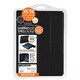 TUNEWEAR LeatherLook SHELL with Front cover for iPad Air Jet Black TUN-PD-000128