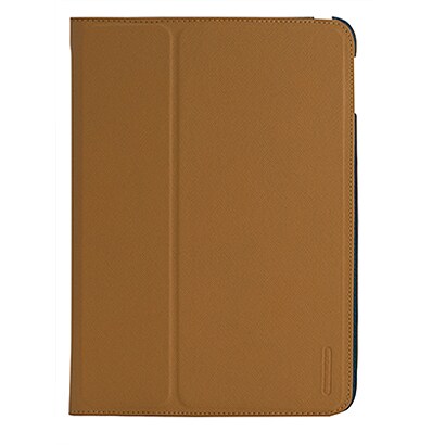 LeatherLook Classic with Front cover for iPad Air Camel Brown/Marine Blue TUN-PD-000135