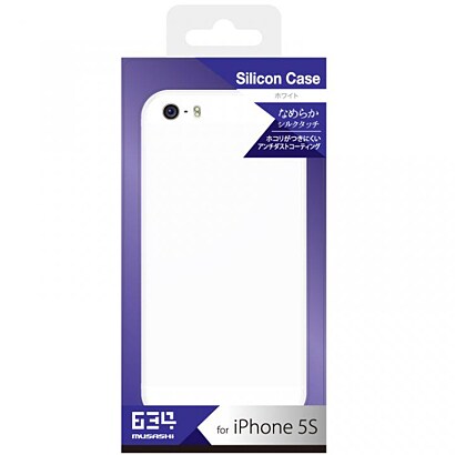 634IP5SSC(WH) [iPhone5s用 シリコンケース ホワイト]