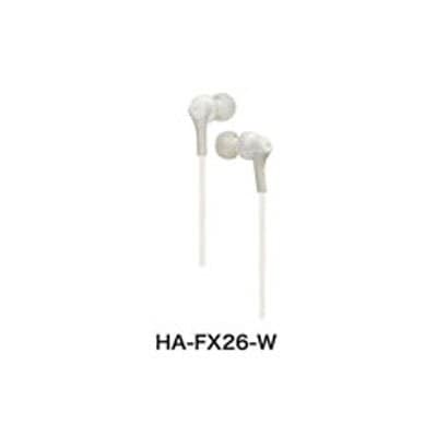 密閉型インナーイヤー型ヘッドホン HA-FX26-W