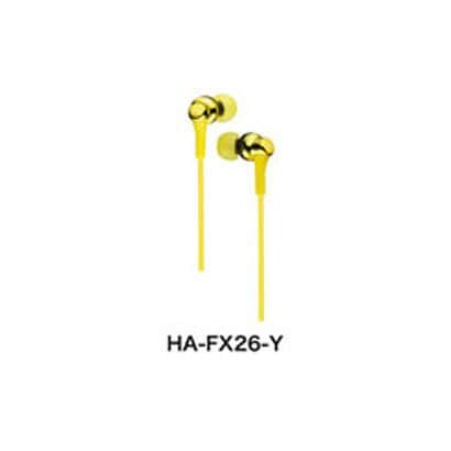 密閉型インナーイヤー型ヘッドホン HA-FX26-Y