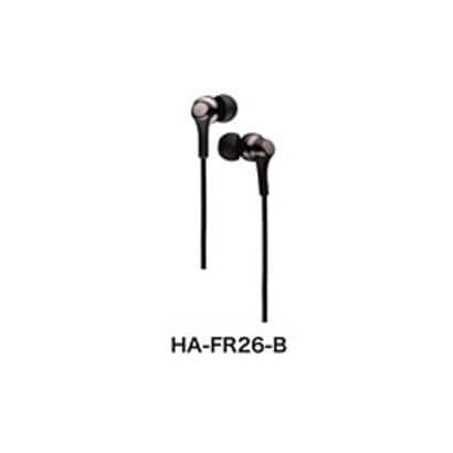 密閉型インナーイヤー型ヘッドホン HA-FR26-B