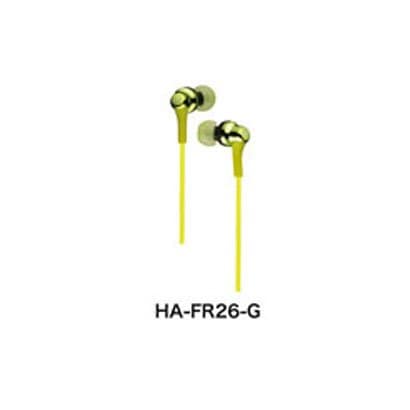 密閉型インナーイヤー型ヘッドホン HA-FR26-G