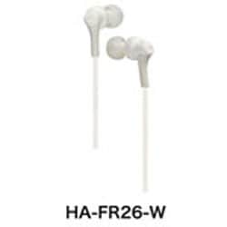 密閉型インナーイヤー型ヘッドホン HA-FR26-W