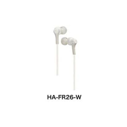 密閉型インナーイヤー型ヘッドホン HA-FR26-W