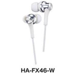 Amazon.co.jp: JVC HA-FX46-W カナル型イヤホン ホワイト : 家電
