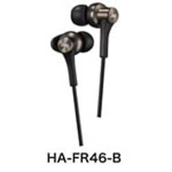 密閉型インナーイヤー型ヘッドホン HA-FR46-B
