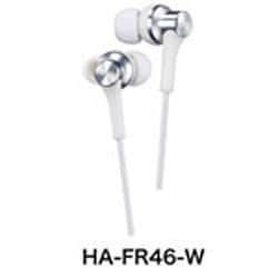 密閉型インナーイヤー型ヘッドホン HA-FR46-W