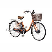 電動アシスト自転車 ビビチャージ・D 24型 内装3段変速 レディッシュオレンジ BE-EKD432K2