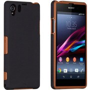 CM029897 [Hybrid Tough Case Black/Brown　Xperia Z1対応ケース]