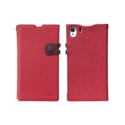 マステージイタリアンPUダイアリーXPZ1 RD [Xperia Z1用]
