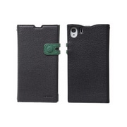 マステージイタリアンPUダイアリーXPZ1 BK [Xperia Z1用]