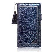ZENUS Prestige Prima Croco Diary （プレステージ プリマクロコダイアリー ） [ネイビー Xperia Z1用]