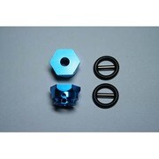 20800 [アルミ六角ハブ 8mm ライトブルー 2個]