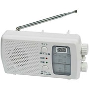 防滴手回し充電ラジオ KDR-20WP