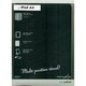 iPad Air用 ブックスタンドケース SMARTJACKET SLIM ブラック XID5SJS01
