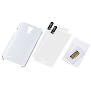 docomo GALAXY J SC-02F ハードコーティング・シェルジャケット パールホワイト GALAXY J対応 RT-SC02FC3/W