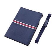 iPad Air用 RT-PA5LC4シリーズ  フラップタイプ マルチアングル トリコロール レザージャケット(合皮タイプ) ネイビー RT-PA5LC4/N