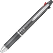 多機能ペン Dr.グリップ4+1 油性ボールペン 0.5mm 極細 黒・赤・青・緑 シャープ0.5mm グレー BKHDF1SEF-GY
