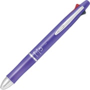 多機能ペン Dr.グリップ4+1 油性ボールペン 0.5mm 極細 黒・赤・青・緑 シャープ0.5mm ラベンダー BKHDF1SEF-LA