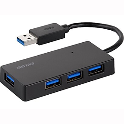 USB3.0ハブ 4ポートタイプ ブラック BSH4U21U3BK