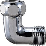 6492-13 [ナットつきフレキ用エルボ（クローム）]