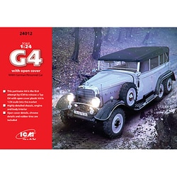 24012 G4 高官用乗用車 幌付タイプ [1/24スケールプラモデル 2025年4月再生産]