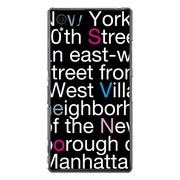 SO-01F-YCM2P0001-78 [オリジナルデザイン docomo SO-01F Xperia Z1 ケース 【NewYork Typography】]