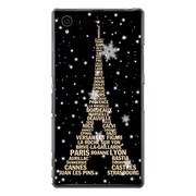SO-01F-YCM2P0003-78 [オリジナルデザイン docomo SO-01F Xperia Z1 ケース 【エッフェル塔コレクション ブラック & ゴールド】]