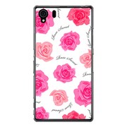 SO-01F-YCM2P0004-78 [オリジナルデザイン docomo SO-01F Xperia Z1 ケース 【ローズスウィート ホワイト】]