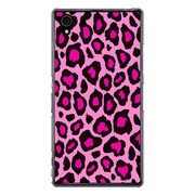 SO-01F-YCM2P0013-78 [オリジナルデザイン docomo SO-01F Xperia Z1 ケース 【ヒョウ柄 アヴリル ピンク】]