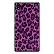 SO-01F-YCM2P0017-78 [オリジナルデザイン docomo SO-01F Xperia Z1 ケース 【ヒョウ柄 クラシック パープル】]