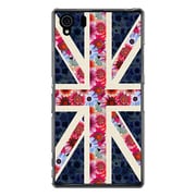 SO-01F-YCM2P0018-78 [オリジナルデザイン docomo SO-01F Xperia Z1 ケース 【ユニオンジャックコレクション フローラル】]