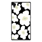 SO-01F-YCM2P0021-78 [オリジナルデザイン docomo SO-01F Xperia Z1 ケース 【ルーズフラワーコレクション ホワイト】]