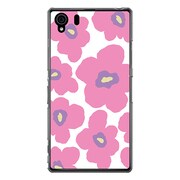 SO-01F-YCM2P0022-78 [オリジナルデザイン docomo SO-01F Xperia Z1 ケース 【ルーズフラワーコレクション ピンク】]