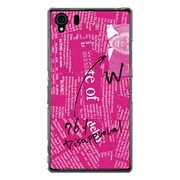 SO-01F-YCM2P0026-78 [オリジナルデザイン docomo SO-01F Xperia Z1 ケース 【News-paper ピンク】]
