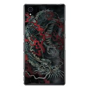 SO-01F-YCM2P0062-78 [オリジナルデザイン docomo SO-01F Xperia Z1 ケース 【龍の咆哮（赤）】]