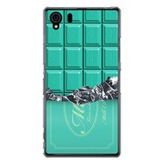 SO-01F-YCM2P0068-78 [オリジナルデザイン docomo SO-01F Xperia Z1 ケース 【板チョココレクション ミント】]