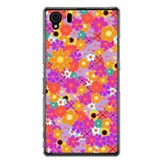 SO-01F-YCM2P0077-78 [オリジナルデザイン docomo SO-01F Xperia Z1 ケース 【ブリリアント・フラワー】]
