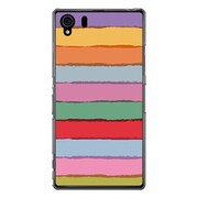 SO-01F-YCM2P0089-78 [オリジナルデザイン docomo SO-01F Xperia Z1 ケース 【ドローザレインボー】]