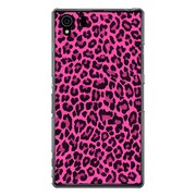 SO-01F-YCM2P0097-78 [オリジナルデザイン docomo SO-01F Xperia Z1 ケース 【ヒョウ柄 ラグジュアリー ピンク】]