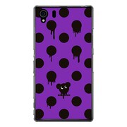 SO-01F-YCM2P0114-78 [オリジナルデザイン docomo SO-01F Xperia Z1 ケース 【Dot Pattern マウス パープル】]