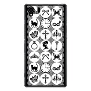 SO-01F-YCM2P0119-78 [オリジナルデザイン docomo SO-01F Xperia Z1 ケース 【アラカルト ホワイト】]