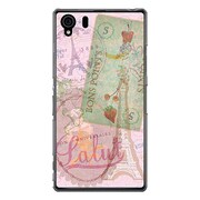 SO-01F-YCM2P0142-78 [オリジナルデザイン docomo SO-01F Xperia Z1 ケース 【パリストラベラー】]
