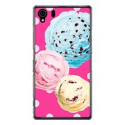 SO-01F-YCM2P0145-78 [オリジナルデザイン docomo SO-01F Xperia Z1 ケース 【アイスクリームPOP】]